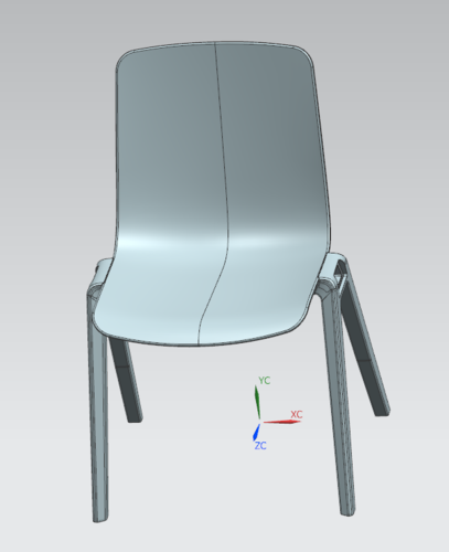 Gas-assisted chair